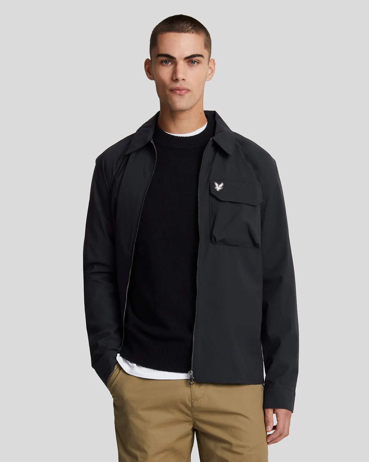premium_pocketed_softshell_berhemd_0-1.webp Lyle & Scott Mäntel & Jacken<Premium Pocketed Softshell Überhemd Lacquer