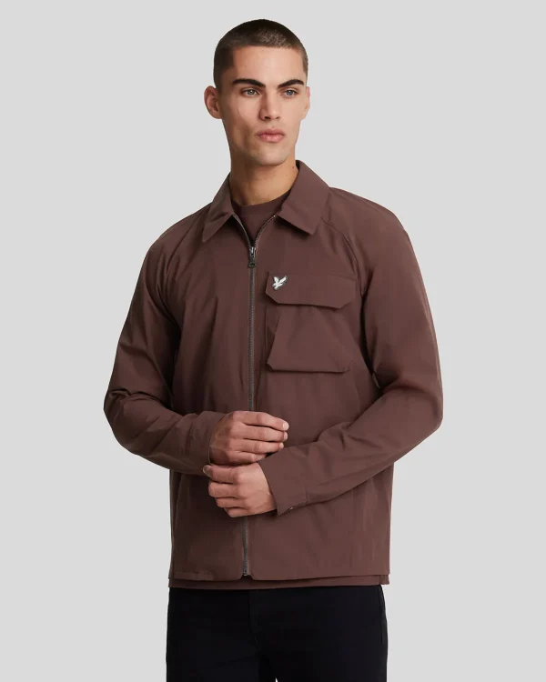 Lyle & Scott Mäntel & Jacken<Premium Pocketed Softshell Überhemd RubberRed