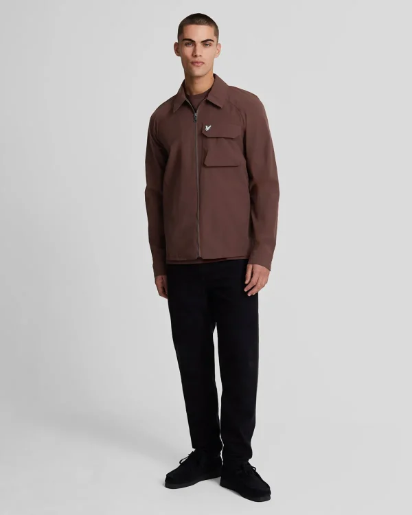 Lyle & Scott Mäntel & Jacken<Premium Pocketed Softshell Überhemd RubberRed
