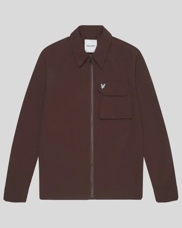 Lyle & Scott Mäntel & Jacken<Premium Pocketed Softshell Überhemd RubberRed