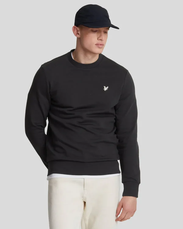 Lyle & Scott Reframed | Sweatshirts<Premium Sweatshirt mit Rundhalsausschnitt aus French Terry in Diagonalbindung Lacquer