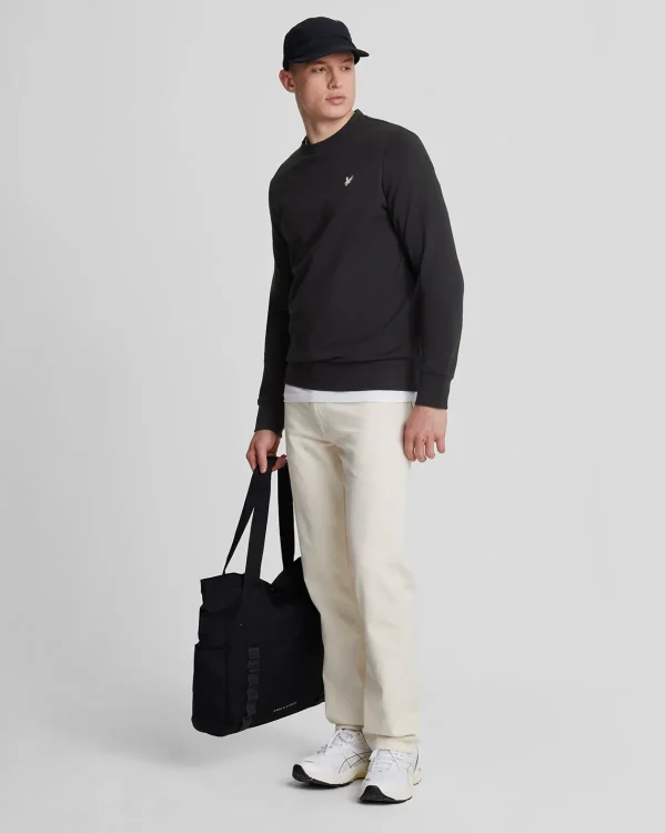 Lyle & Scott Reframed | Sweatshirts<Premium Sweatshirt mit Rundhalsausschnitt aus French Terry in Diagonalbindung Lacquer