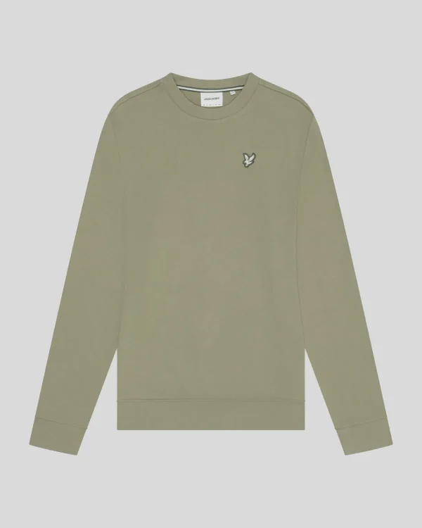 Lyle & Scott Sweatshirts<Premium Sweatshirt mit Rundhalsausschnitt aus French Terry in Diagonalbindung Woolwich