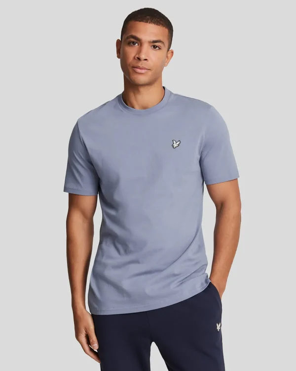 Lyle & Scott Reframed | T-shirts<Premium T-Shirt mit Rundhalsausschnitt aus Baumwolle FactoryBlue