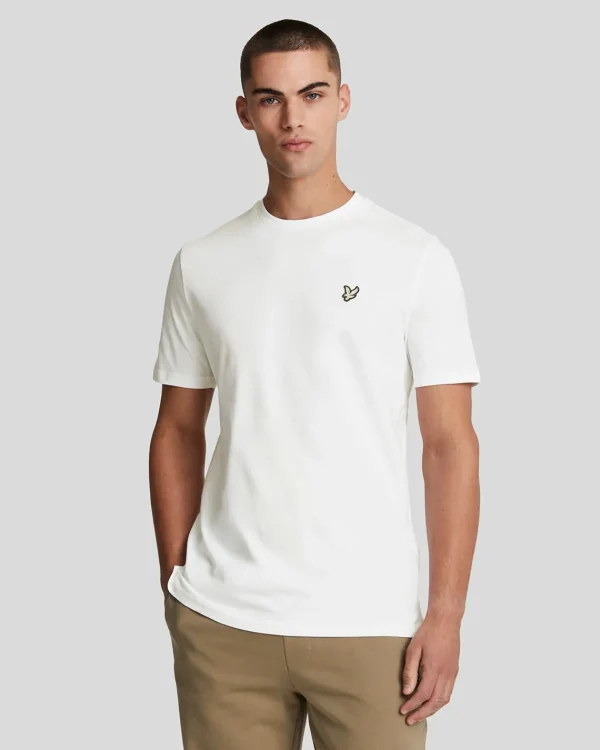 Lyle & Scott Reframed | T-shirts<Premium T-Shirt mit Rundhalsausschnitt aus Baumwolle White