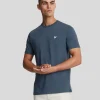Lyle & Scott Reframed | T-shirts<Premium T-Shirt mit Rundhalsausschnitt aus Baumwolle MidnightNavy