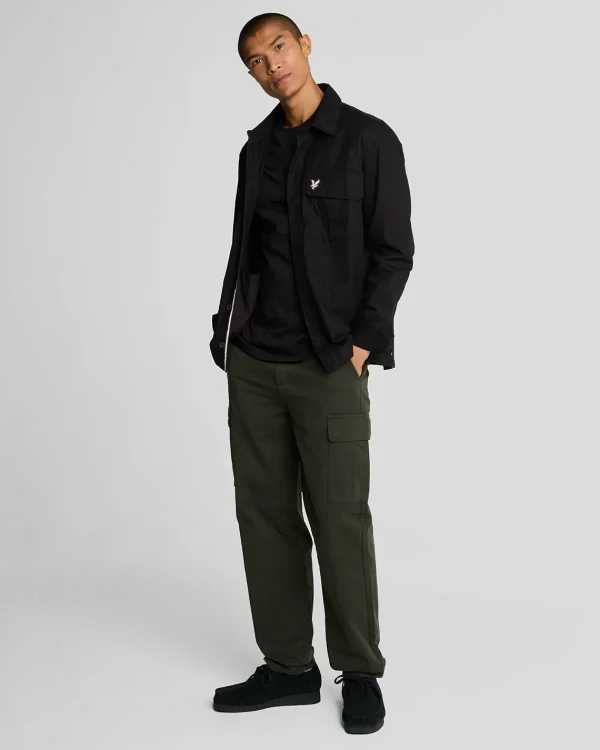 Lyle & Scott Reframed | T-shirts<Premium T-Shirt mit Rundhalsausschnitt aus Baumwolle Lacquer