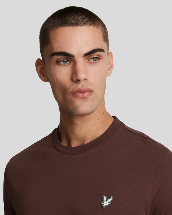 Lyle & Scott Reframed | T-shirts<Premium T-Shirt mit Rundhalsausschnitt aus Baumwolle RubberRed