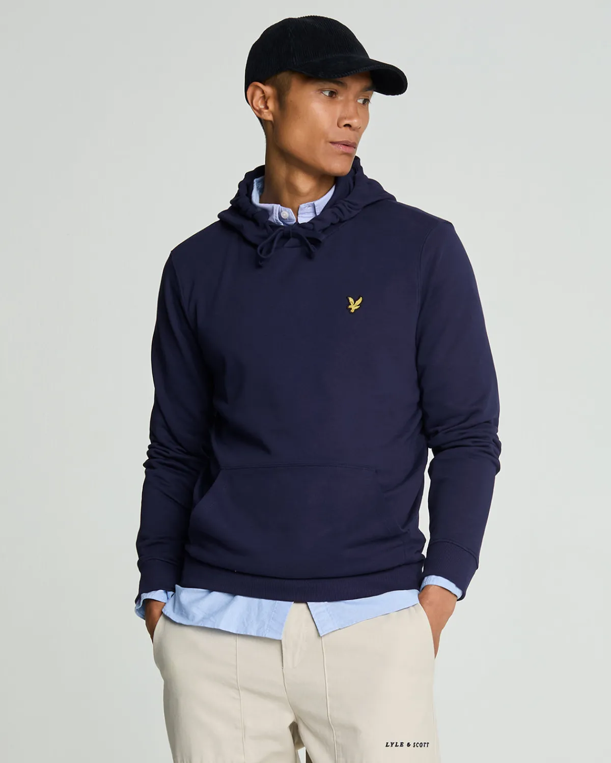 pullover_hoodie_0-1.webp Lyle & Scott Grundlegendes | Kapuzenpullover<Pullover Hoodie Marine
