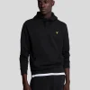 Lyle & Scott Grundlegendes | Kapuzenpullover<Pullover Hoodie Pechschwarz