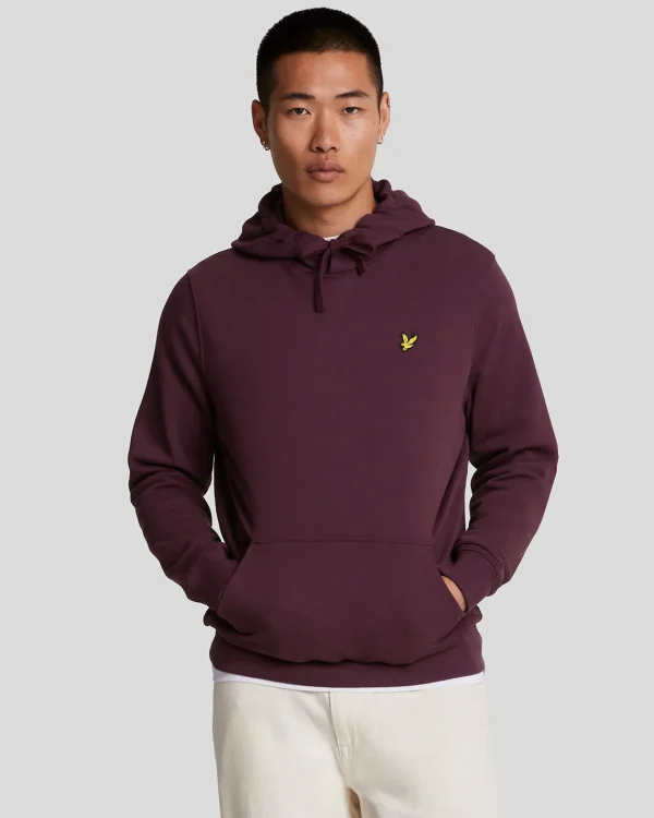 Lyle & Scott Kapuzenpullover<Pullover Hoodie Burgund