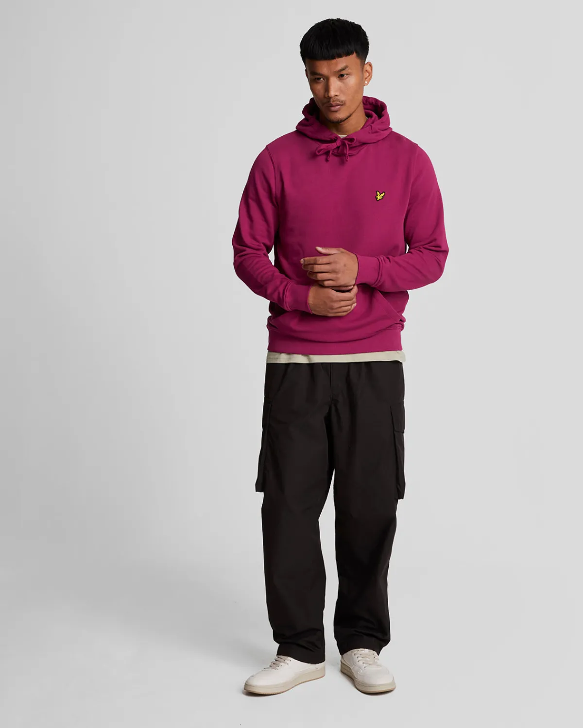 pullover_hoodie_1-10.webp Lyle & Scott Kapuzenpullover<Pullover Hoodie ReicherBurgunder