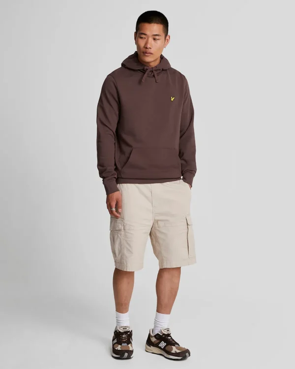 Lyle & Scott Kapuzenpullover<Pullover Hoodie DeepMahogany