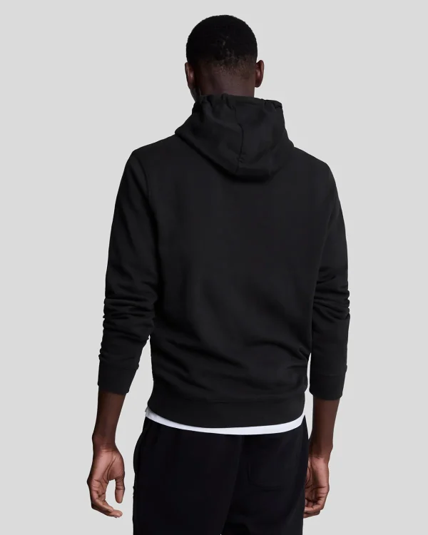 Lyle & Scott Grundlegendes | Kapuzenpullover<Pullover Hoodie Pechschwarz