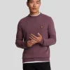Lyle & Scott Vermächtnis | Pullover & Strickwaren<Pullover mit Rundhalsausschnitt aus Lambswool-Mischung HighlandMauveMarl