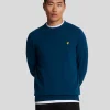 Lyle & Scott Vermächtnis | Pullover & Strickwaren<Pullover mit Rundhalsausschnitt aus Lambswool-Mischung ApresNavyMarl