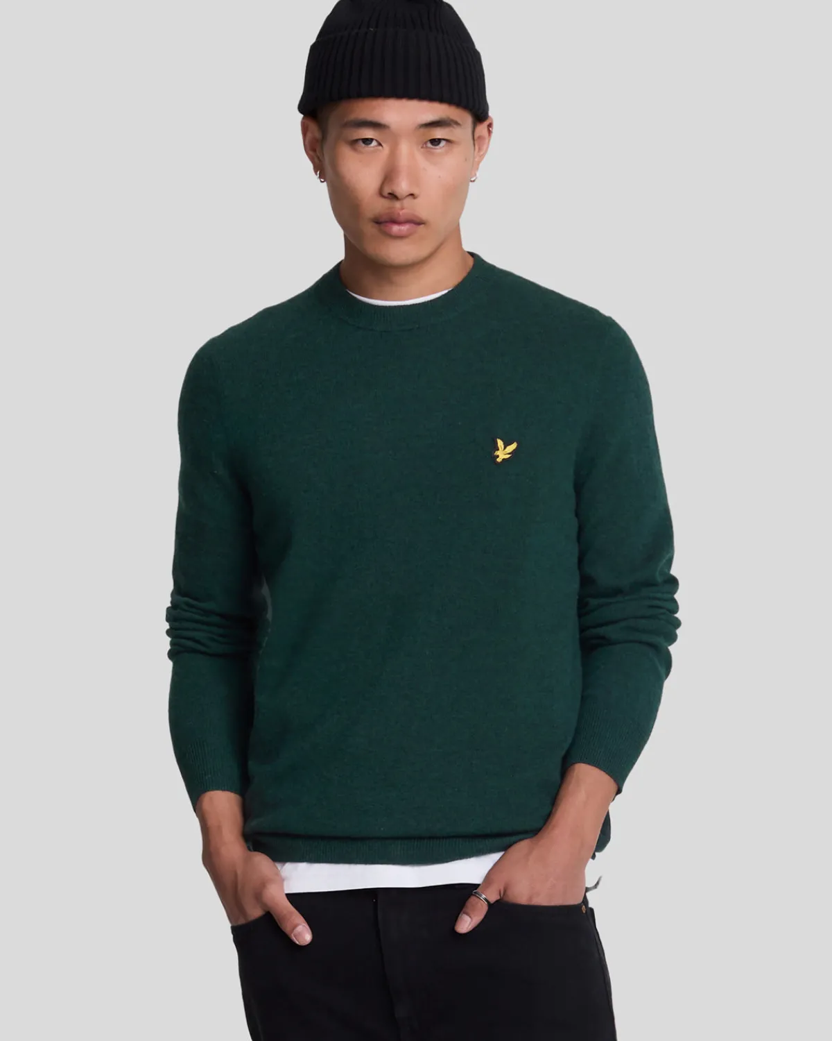pullover_mit_rundhalsausschnitt_aus_lambswoolmischung_0-3.webp Lyle & Scott Pullover & Strickwaren<Pullover mit Rundhalsausschnitt aus Lambswool-Mischung ArgyleTealMarl