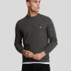 Lyle & Scott Pullover & Strickwaren<Pullover mit Rundhalsausschnitt aus Lambswool-Mischung GunmetalMarl