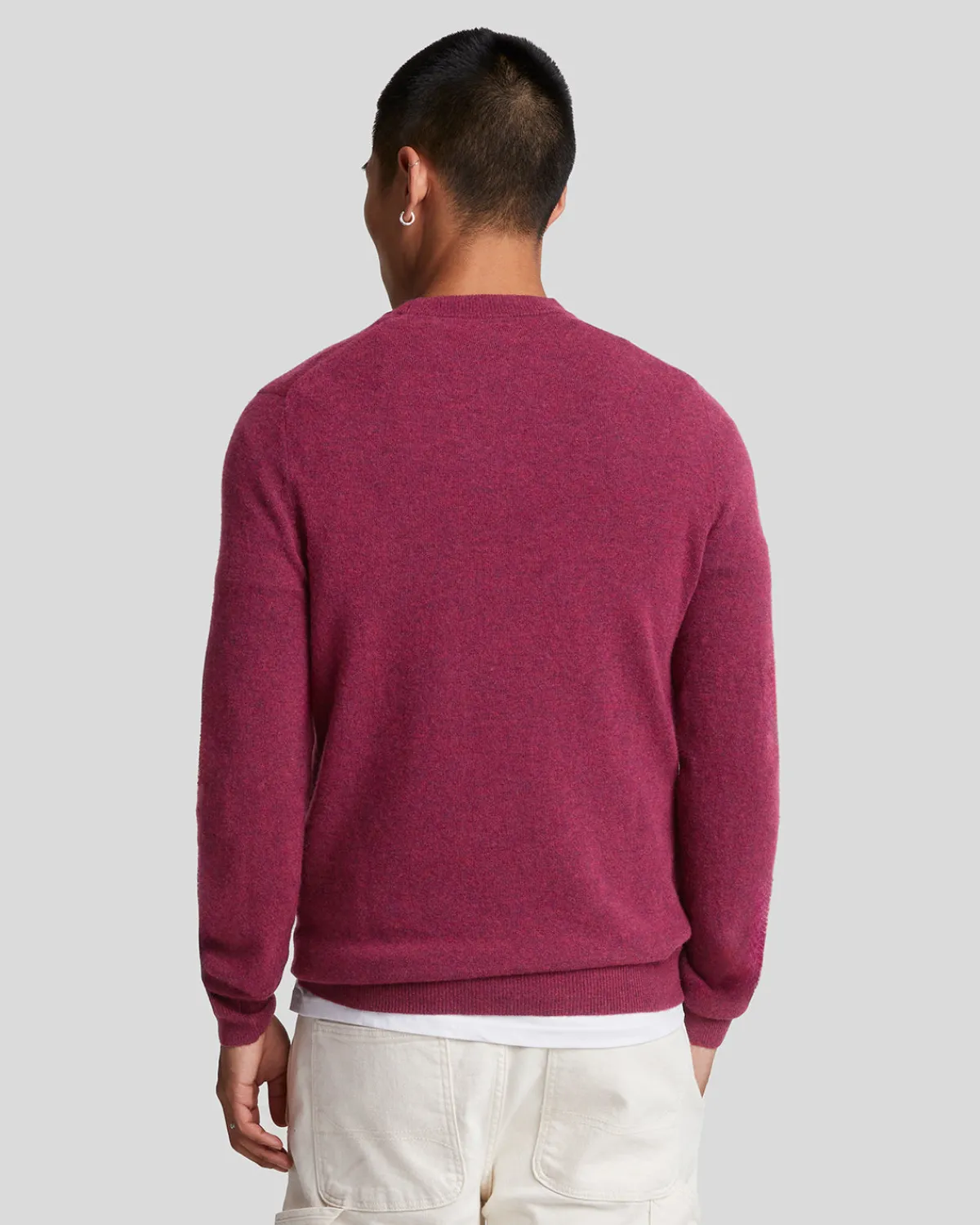 pullover_mit_rundhalsausschnitt_aus_lambswoolmischung_2-7.webp Lyle & Scott Pullover & Strickwaren<Pullover mit Rundhalsausschnitt aus Lambswool-Mischung RichBurgundyMarl