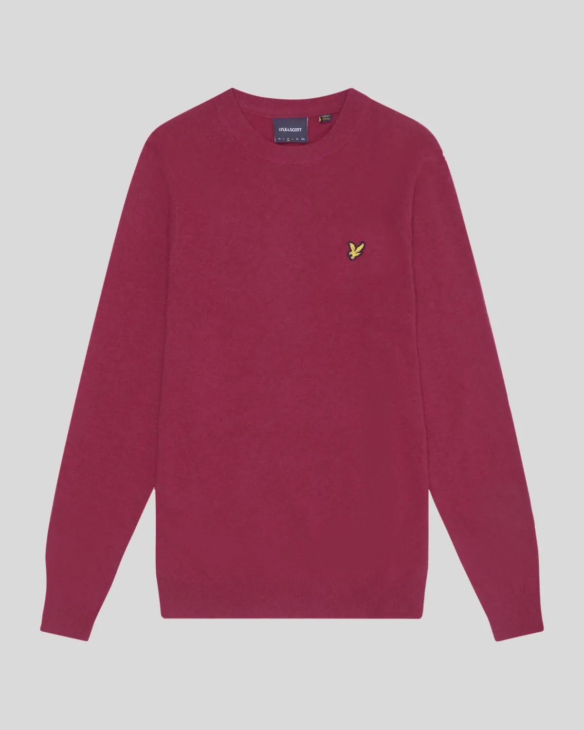 pullover_mit_rundhalsausschnitt_aus_lambswoolmischung_4-7.webp Lyle & Scott Pullover & Strickwaren<Pullover mit Rundhalsausschnitt aus Lambswool-Mischung RichBurgundyMarl