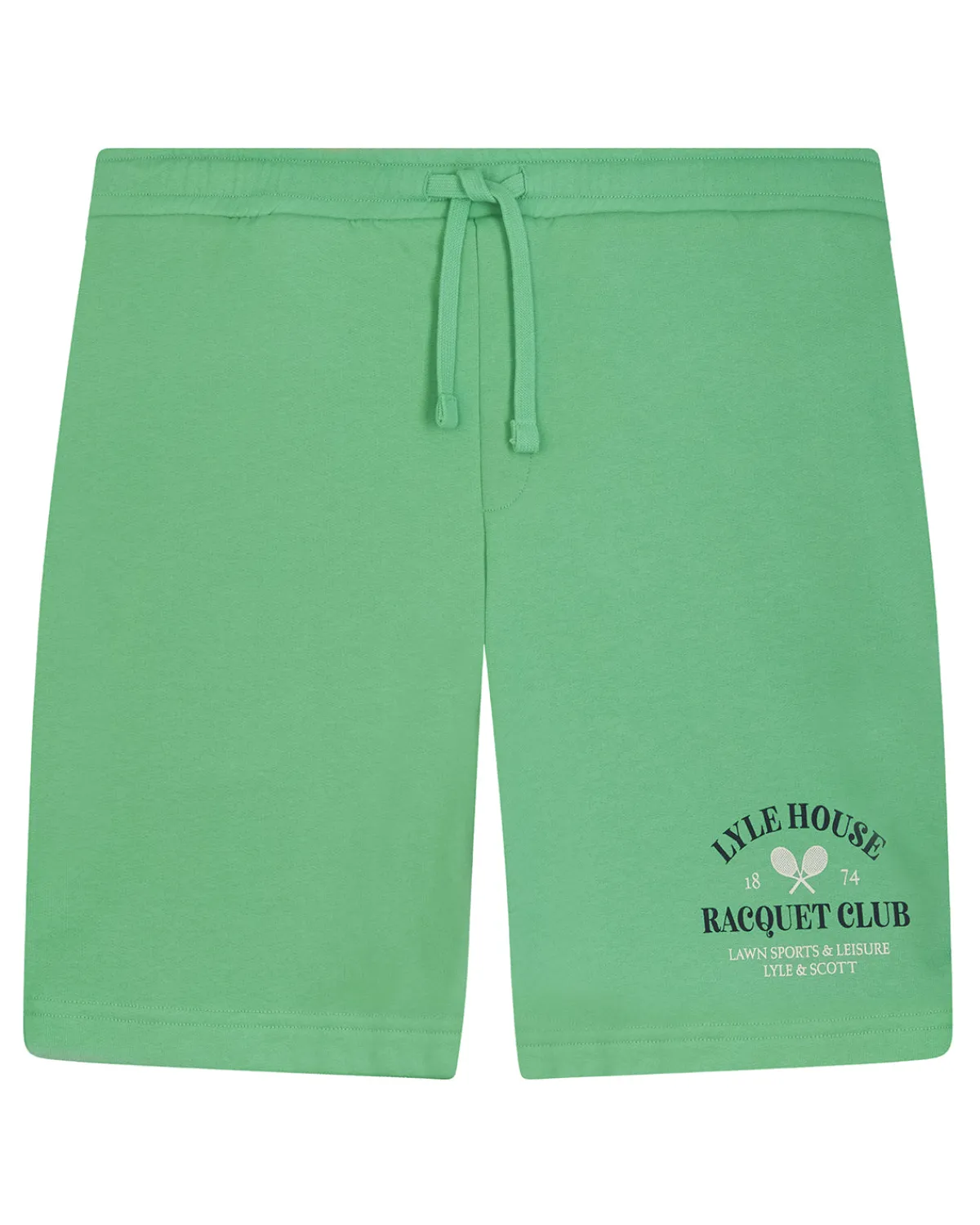 racquet_club_grafik_sweat_shorts_4.webp Lyle & Scott Kurze Hosen<Racquet Club Grafik Sweat Shorts Rasengrün
