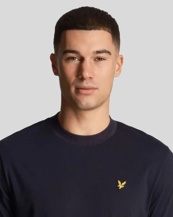 Lyle & Scott T-shirts<Rally Tipped T-Shirt DunkleMarine