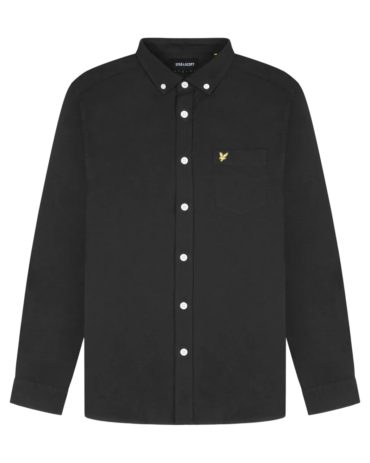 regular_fit_leichtes_oxford_hemd_4.webp Lyle & Scott Hemden<Regular Fit Leichtes Oxford Hemd Pechschwarz