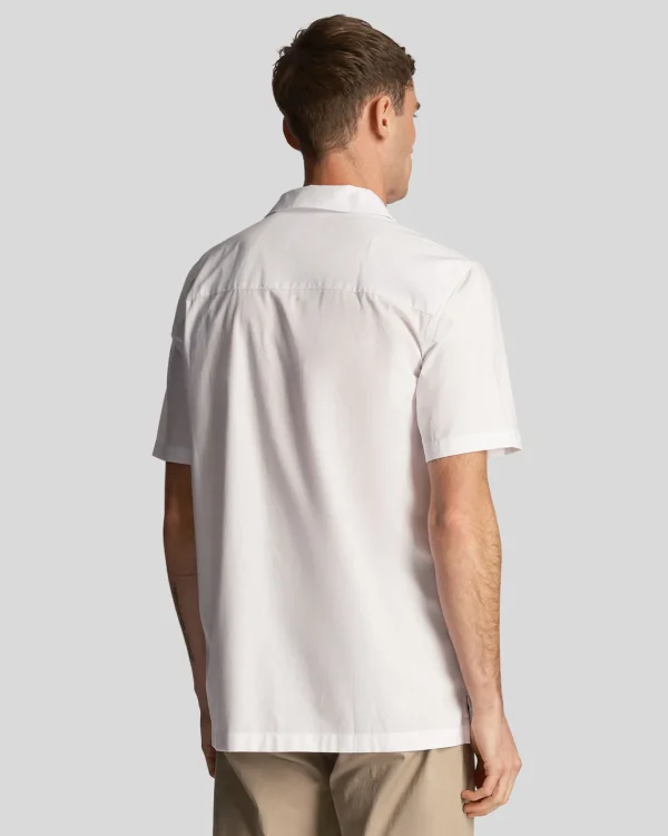 Lyle & Scott Vermächtnis | Hemden<Resort Ärmel aus Baumwollpopeline Weiß
