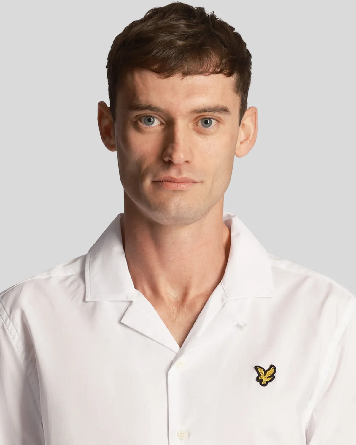 resort_rmel_aus_baumwollpopeline_3.webp Lyle & Scott Vermächtnis | Hemden<Resort Ärmel aus Baumwollpopeline Weiß
