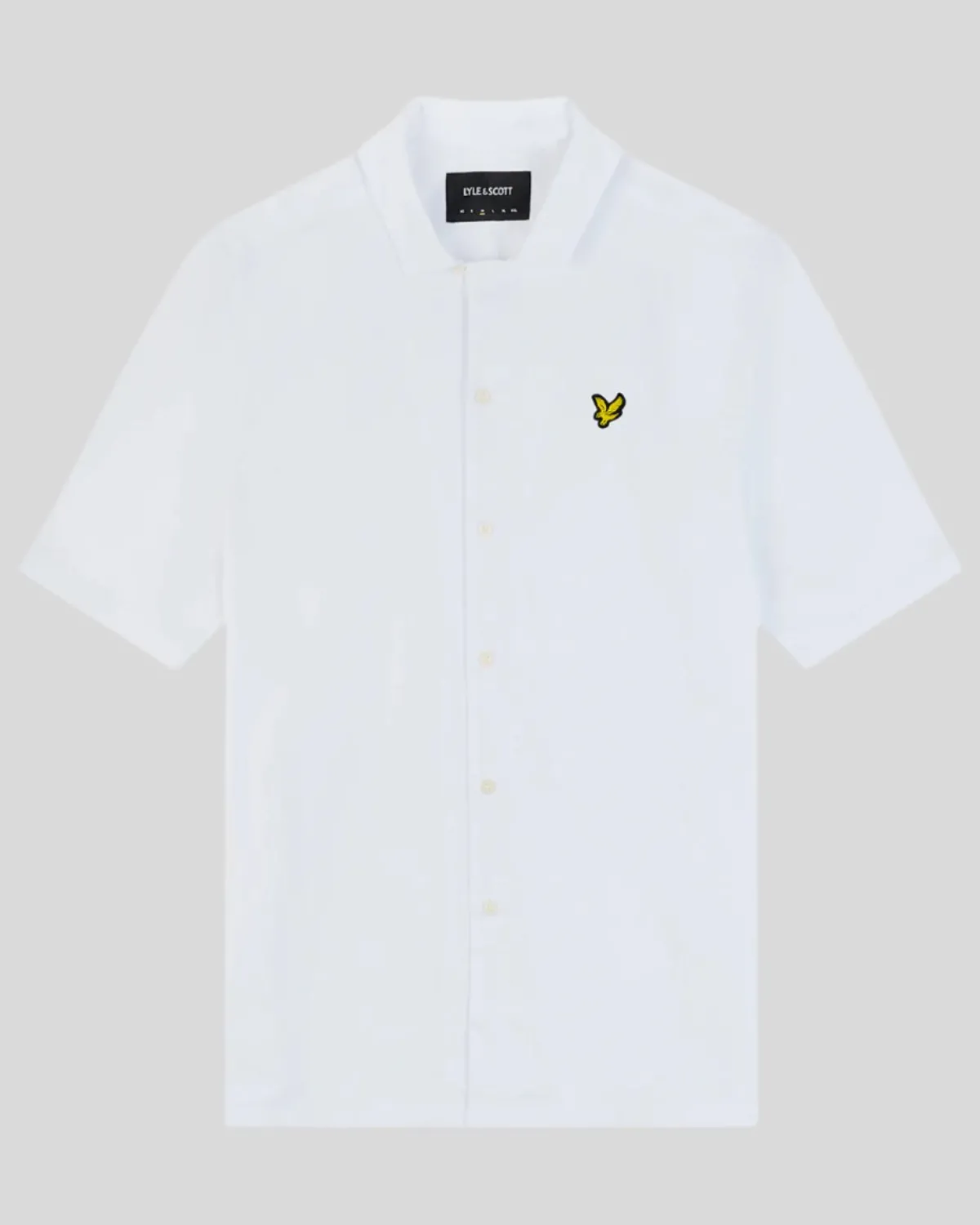 resort_rmel_aus_baumwollpopeline_4.webp Lyle & Scott Vermächtnis | Hemden<Resort Ärmel aus Baumwollpopeline Weiß