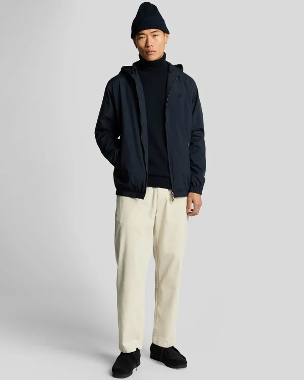 Lyle & Scott Pullover & Strickwaren<Rollkragenpullover aus Baumwolle und Merino DarkNavy