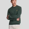 Lyle & Scott Pullover & Strickwaren<Rundhals-Pullover aus Baumwolle und Merino ArgyleTeal