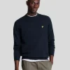 Lyle & Scott Pullover & Strickwaren<Rundhals-Pullover aus Baumwolle und Merino DunkleMarine