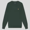 Lyle & Scott Groß & Groß | Übergrößen<Rundhals-Pullover aus Baumwolle und Merino ArgyleTeal