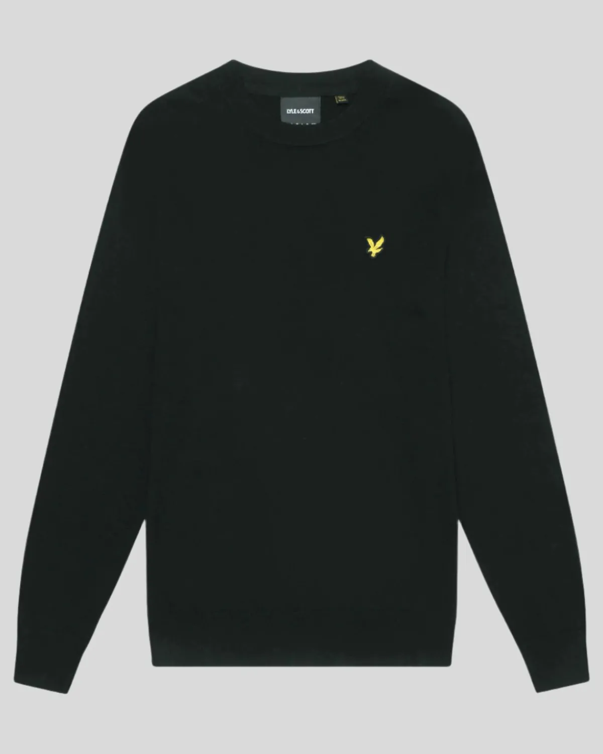 rundhalspullover_aus_baumwolle_und_merino_0-4.webp Lyle & Scott Groß & Groß | Übergrößen<Rundhals-Pullover aus Baumwolle und Merino Pechschwarz