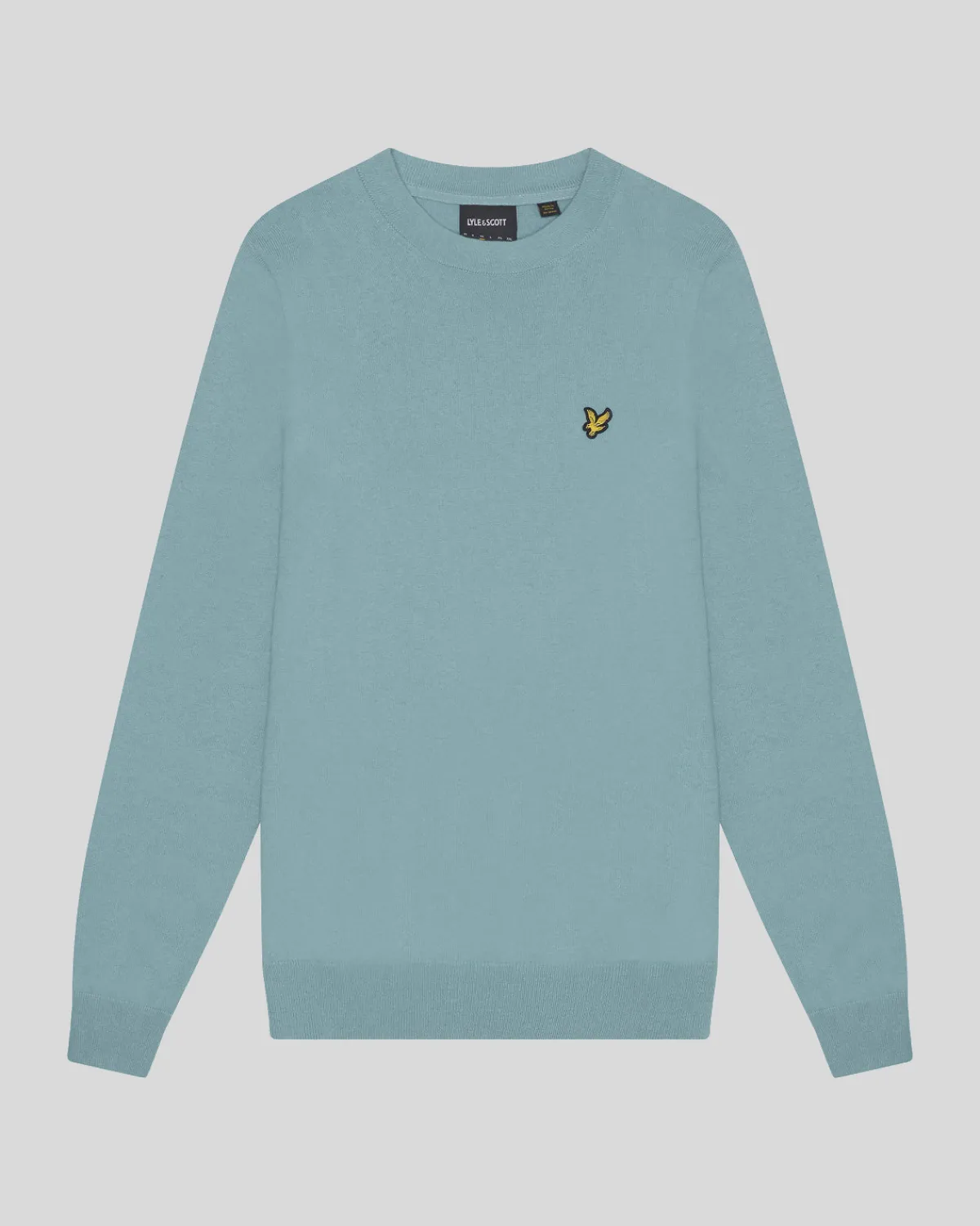 rundhalspullover_aus_baumwolle_und_merino_0-6.webp Lyle & Scott Groß & Groß | Übergrößen<Rundhals-Pullover aus Baumwolle und Merino BlueSmoke