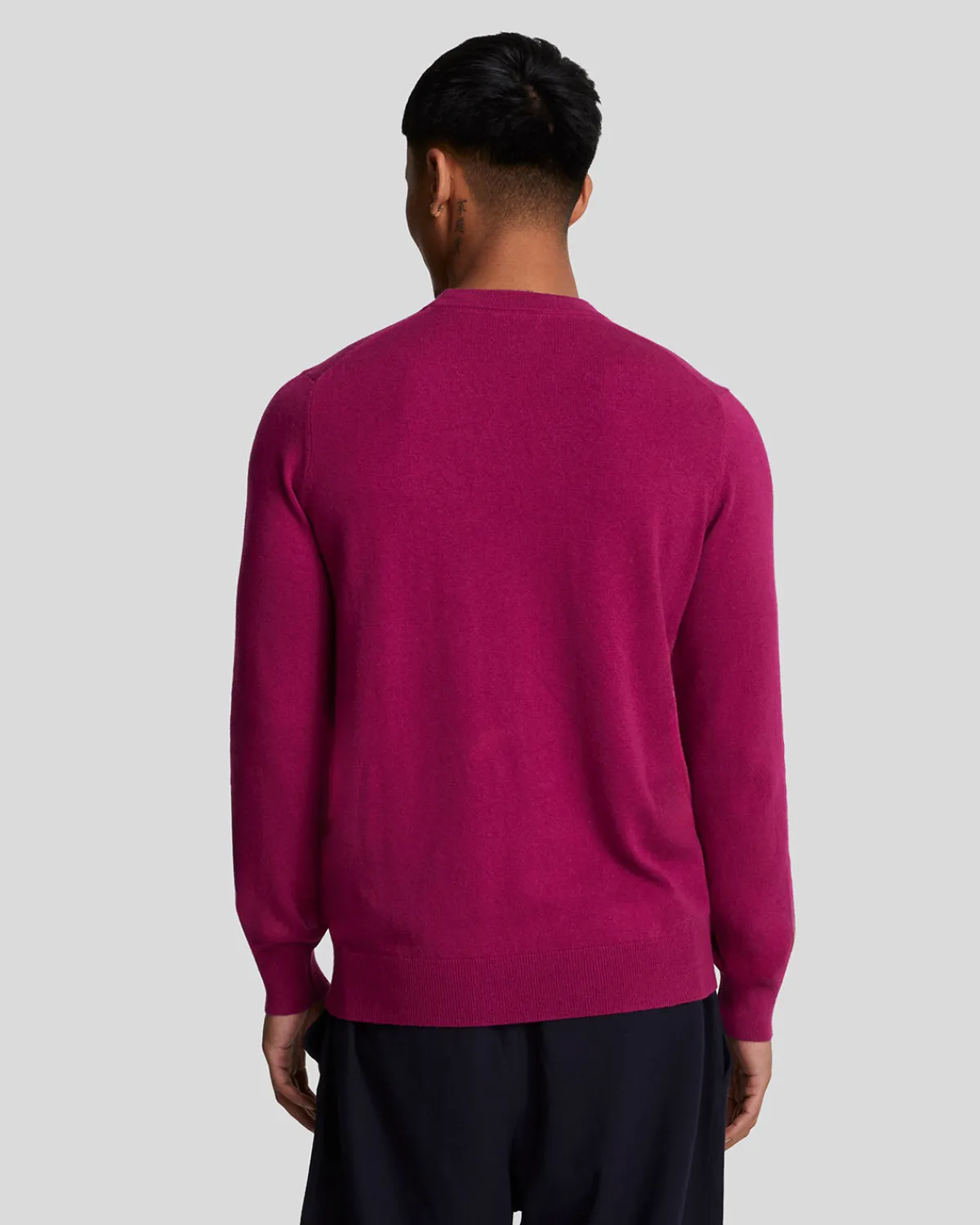 rundhalspullover_aus_baumwolle_und_merino_2-9.webp Lyle & Scott Pullover & Strickwaren<Rundhals-Pullover aus Baumwolle und Merino ReicherBurgunder