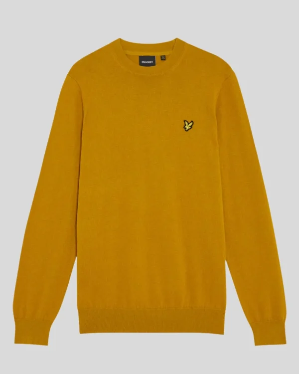 Lyle & Scott Pullover & Strickwaren<Rundhals-Pullover aus Baumwolle und Merino EllanessGold