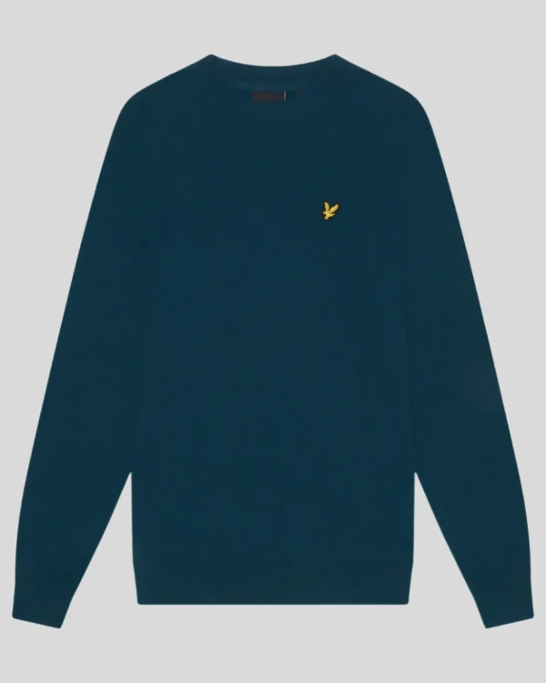 Lyle & Scott Pullover & Strickwaren<Rundhals-Pullover aus Baumwolle und Merino ApresNavy