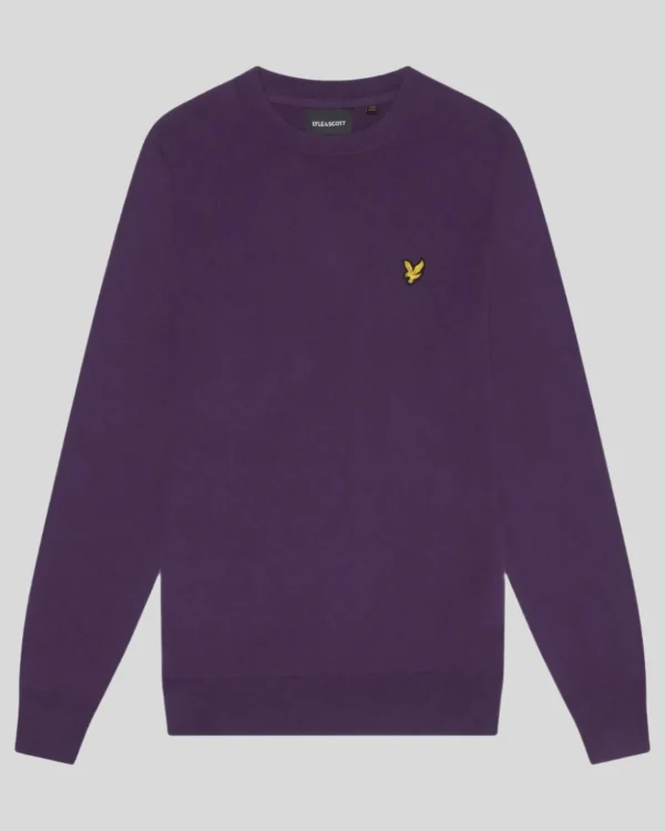 Lyle & Scott Pullover & Strickwaren<Rundhals-Pullover aus Baumwolle und Merino ThistleShadow