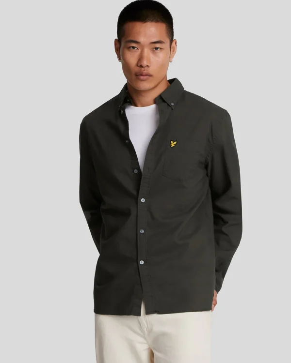 Lyle & Scott Hemden<Schlichtes Oxford Hemd Gunmetal
