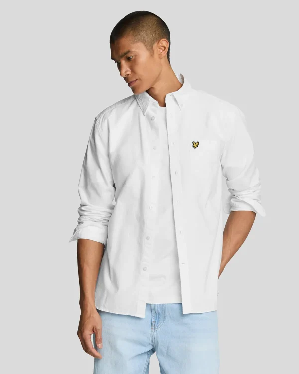 Lyle & Scott Grundlegendes | Hemden<Schlichtes Oxford Hemd White
