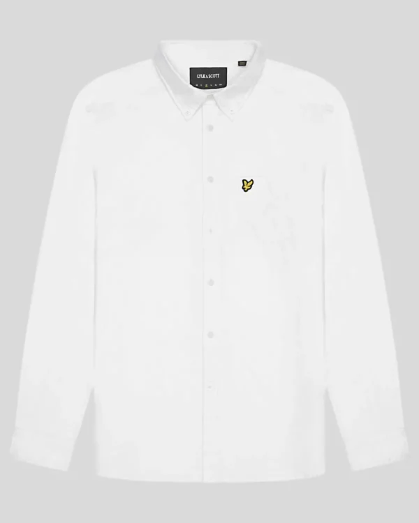 Lyle & Scott Groß & Groß | Übergrößen<Schlichtes Oxford Hemd White