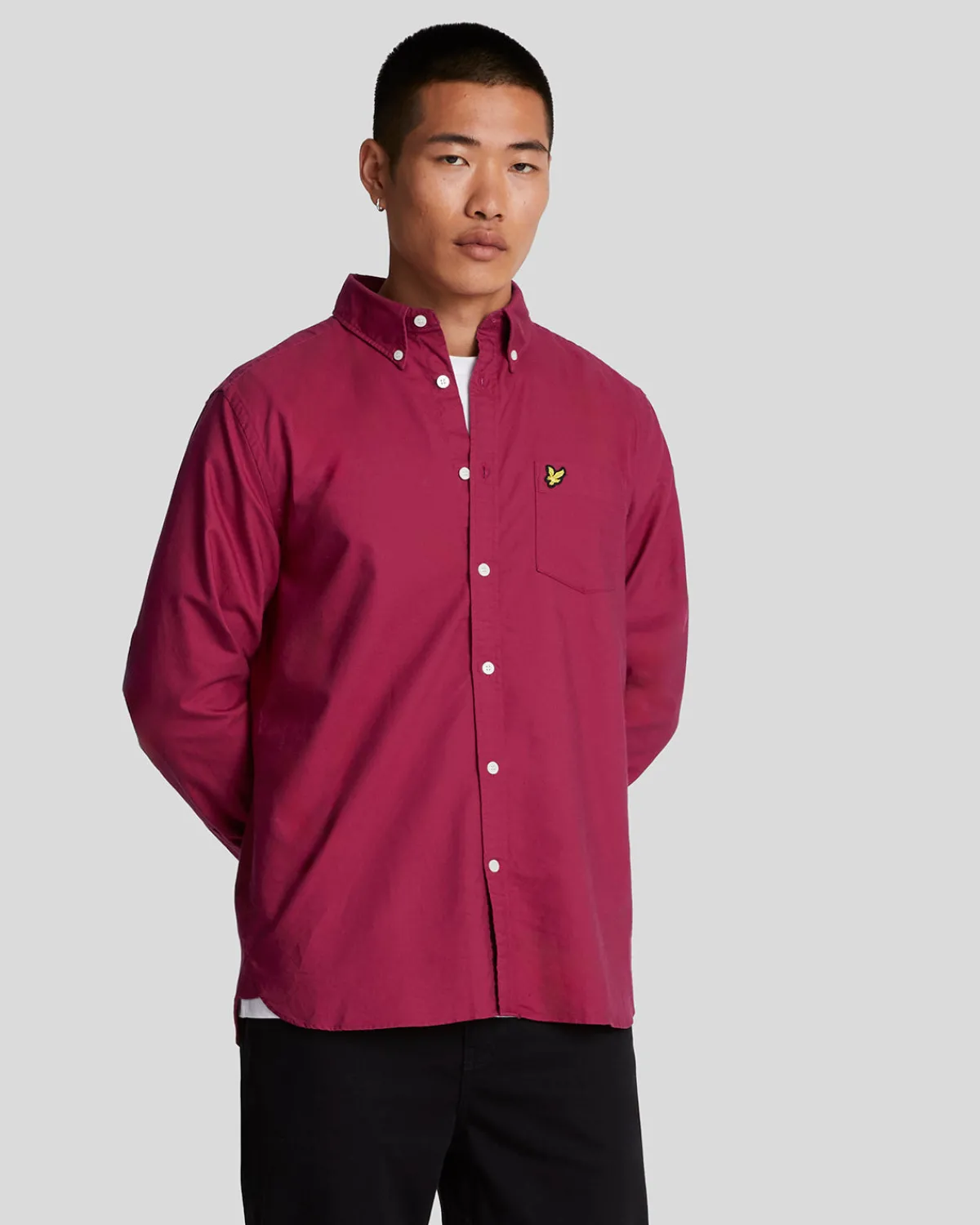 schlichtes_oxford_hemd_0.webp Lyle & Scott Vermächtnis | Hemden<Schlichtes Oxford Hemd RichBurgundy