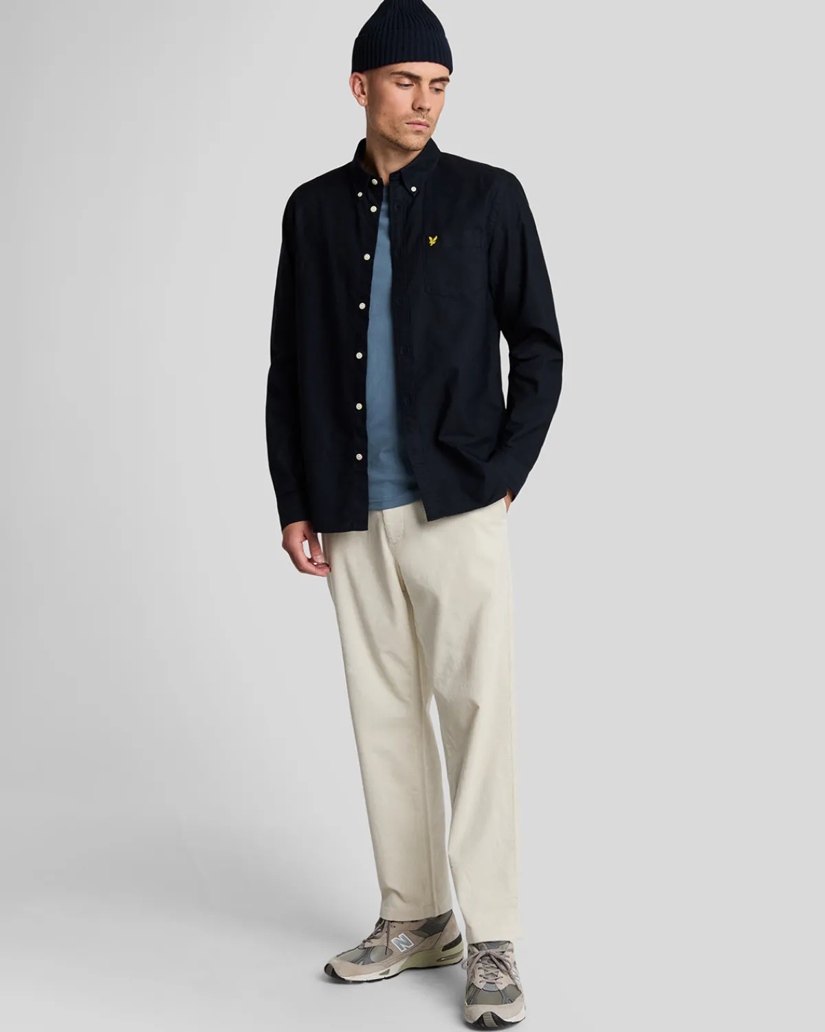 schlichtes_oxford_hemd_1-3.webp Lyle & Scott Grundlegendes | Hemden<Schlichtes Oxford Hemd DarkNavy