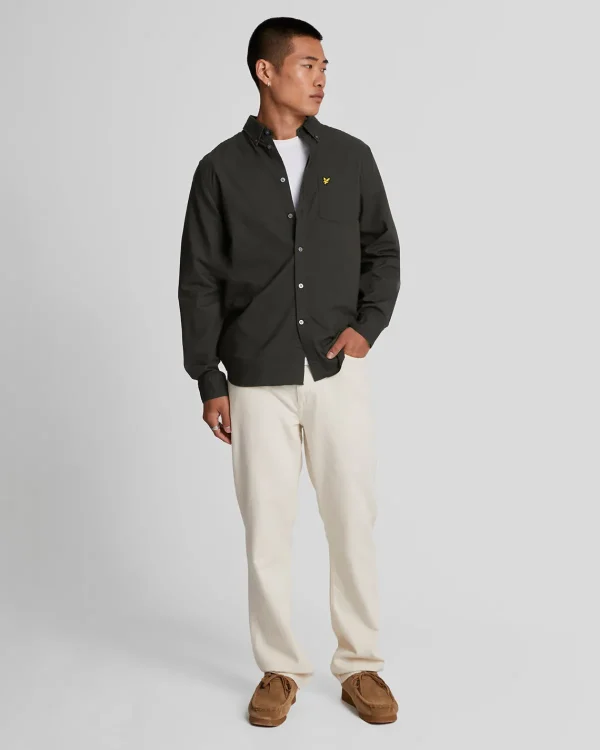 Lyle & Scott Hemden<Schlichtes Oxford Hemd Gunmetal