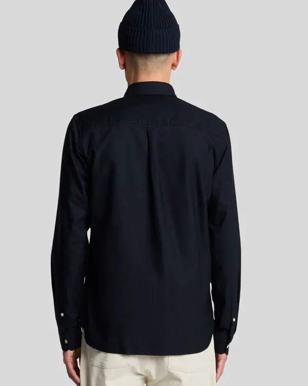 Lyle & Scott Grundlegendes | Hemden<Schlichtes Oxford Hemd DarkNavy