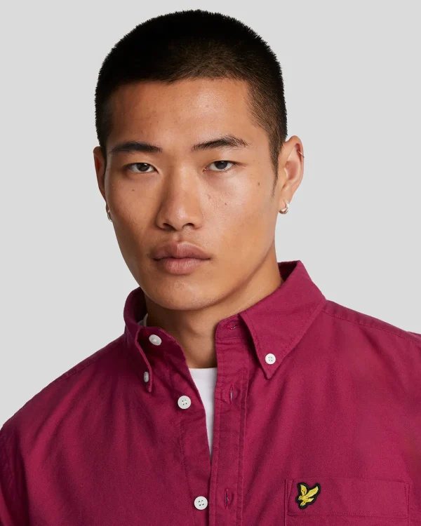 Lyle & Scott Vermächtnis | Hemden<Schlichtes Oxford Hemd RichBurgundy
