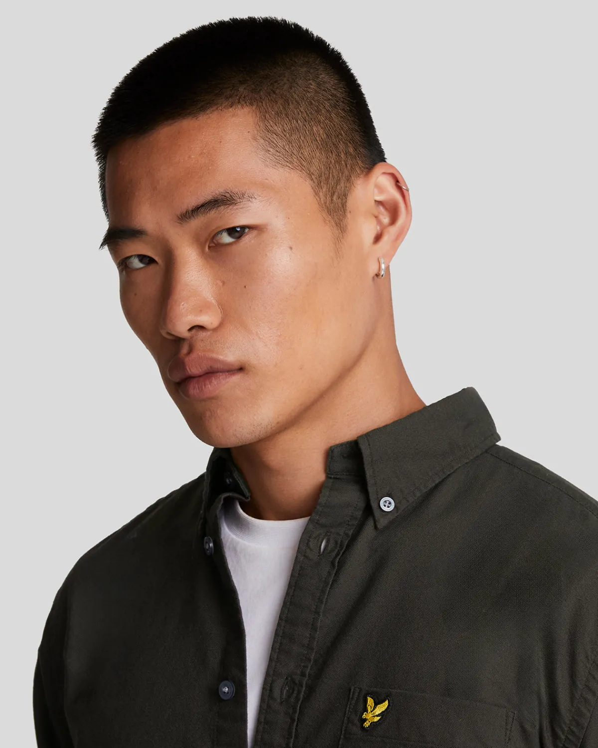 schlichtes_oxford_hemd_3-7.webp Lyle & Scott Hemden<Schlichtes Oxford Hemd Gunmetal