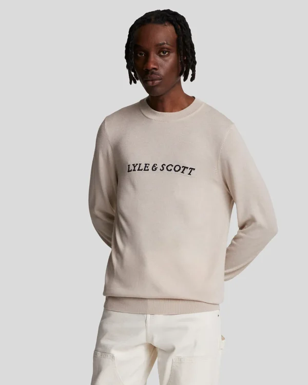 Lyle & Scott Drehbuchsticke | Pullover & Strickwaren<Script Jacquard Pullover Cove